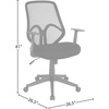 image:imageFlash Furniture Salerno Series High Back Red Mesh Office ChairBlack