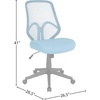 image:imageFlash Furniture Salerno Series High Back Red Mesh Office ChairLight Blue