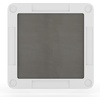 image:imageFlash Furniture Silas 345 Square Folding Card Table with Gray Felt Playing Surface and Cup Holders Portable Folding Game Table for 4 Players WhiteGrayWhite TopGray Felt Surface