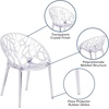 image:imageFlash Furniture Specter Series Transparent Stacking Side Chair1 Pack