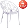 image:imageFlash Furniture Specter Series Transparent Stacking Side ChairSet of 4