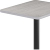 image:imageFlash Furniture Stiles 24 x 30 Rectangular Black Laminate Table Top with 22 x 22 Bar Height Table BaseGrey