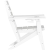 image:imageFlash Furniture Tolleson Adirondack Dining Chair with Cup Holder Commercial Weather Resistant Recycled HDPE Adirondack Chair Fold Out Cupholder GrayWhite