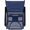 image:imageFlash Furniture Valerie Patio Bar Height Stools Set of 2 AllWeather Textilene Swivel Patio Stools with High Back amp Armrests in RedNavy