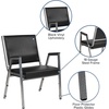 image:imageFlash Furniture Vinyl Bariatric Medical Chair Black XU604436701BKVY