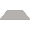 image:imageFlash Furniture Wren 225W x 45L Trapezoid Grey HP Laminate Activity Table  Height Adjustable Short LegsGrey