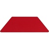 image:imageFlash Furniture Wren 225W x 45L Trapezoid Grey HP Laminate Activity Table  Height Adjustable Short LegsRed