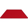 image:imageFlash Furniture Wren 225W x 45L Trapezoid Oak HP Laminate Activity Table  Standard Height Adjustable LegsRed