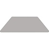 image:imageFlash Furniture Wren 29W x 57L Trapezoid Oak Thermal Laminate Activity Table  Standard Height Adjustable LegsGrey