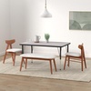image:imageFlash Furniture Wren 30W x 48L Rectangular Grey Thermal Laminate Activity Table  Height Adjustable Short LegsGrey