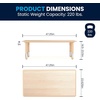 image:imageFlash Furniture Wren Adjustable Classroom Activity Table for School and Home Plastic Activity Table for Kids 23625 W x 4725 L GrayBlueNatural