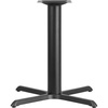 image:imageFlash Furniture 33 x 33 Restaurant Table XBase with 4 Dia Table Height Column