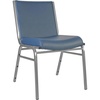 image:imageFlash Furniture 4 Pack HERCULES Series Heavy Duty Black Dot Fabric Stack ChairNavy Vinyl