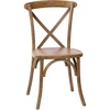 image:imageFlash Furniture Advantage Light Brown XBack ChairDark Natural