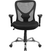 image:imageFlash Furniture Big amp Tall Office Chair  Adjustable Height Mesh Swivel Office Chair with WheelsBlack