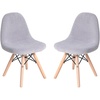 image:imageFlash Furniture Dinings 1 PackSponge Fabric Steel Beechwood Light PinkGrey