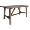 image:imageFlash Furniture Eli Farmhouse Trestle Coffee Table Rustic Solid Wood Coffee Table XFrame Design Living Room Bedroom Home Office 1975 H Rustic BrownRustic Brown
