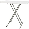 image:imageFlash Furniture Elon Folding Table  Granite White  Height Adjustable  30 Inch  TV Tray  Commercial Grade Laptop Table30