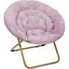 Dusty Purple Fabric/ Soft Gold