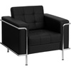 image:imageFlash Furniture HERCULES Lesley Series Contemporary Black LeatherSoft Chair with Encasing FrameBlack