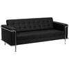 image:imageFlash Furniture HERCULES Lesley Series Contemporary Black LeatherSoft Sofa with Encasing Frame