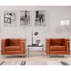 image:imageFlash Furniture HERCULES Regal Series Contemporary Cognac LeatherSoft Chair with Encasing Frame