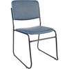 image:imageFlash Furniture HERCULES Series 500 lb Capacity High Density Black Vinyl Stacking Chair with Sled BaseNavy VinylBlack Frame