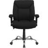 image:imageFlash Furniture HERCULES Series Big amp Tall 400 lb Rated Black Fabric Deep Tufted Swivel Ergonomic Task Office Chair with Adjustable ArmsBlack Fabric
