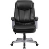 image:imageFlash Furniture HERCULES Series Big amp Tall 500 lb Rated Black LeatherSoft Executive Swivel Ergonomic Office Chair with ArmsBlack Leathersoft