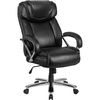 image:imageFlash Furniture HERCULES Series Big amp Tall 500 lb Rated Black LeatherSoft Executive Swivel Ergonomic Office Chair with Extra Wide SeatBlack