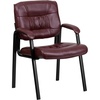 Burgundy Leathersoft/Black Frame