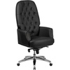 image:imageFlash Furniture Hansel High Back Traditional Tufted White LeatherSoft Multifunction Executive Swivel Ergonomic Office Chair with ArmsBlack