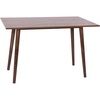 image:imageFlash Furniture Hatfield MidCentury Modern Dining Table  Dark Walnut Engineered Wood Kitchen Table  47 Inches  Tapered Wood Legs  Seats up to 4 Adults