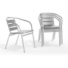 image:imageFlash Furniture Heavy Duty Commercial Aluminum IndoorOutdoor Restaurant Stack Chair with Triple Slat Back4 Pack