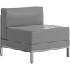 image:imageFlash Furniture Hercules Imagination Series Contemporary Gray Leathersoft Middle ChairGrey