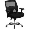 image:imageFlash Furniture Hercules Series Big amp Tall Swivel Office and Gaming Chair Ergonomic Mesh Office Chair with Padded Seat and Ratchet Back Black