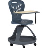 image:imageFlash Furniture Laikyn Dark Gray Mobile Desk Chair with 360 Degree Tablet Rotation and Under Seat Storage CubbyDark Gray