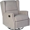 image:imageFlash Furniture Omma Swivel Glider Rocking Recliner Manual Wingback Recliner with 360 Degree Swivel for Living Room Bedroom or Nursery Upholstered Dark GrayLight Gray