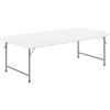 image:imageFlash Furniture Paige 493 Classroom Activity Table for School and Home HeavyDuty Rectangular Plastic Activity Table for Kids WhiteGranite White