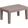 image:imageFlash Furniture Seneca Light Gray Faux Rattan Coffee Table