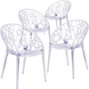 image:imageFlash Furniture Specter Series Transparent Stacking Side ChairSet of 4