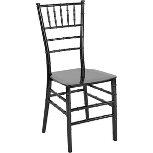 image:imageFlash Furniture 2 Pack HERCULES Series Champagne Resin Stacking Chiavari ChairBlack