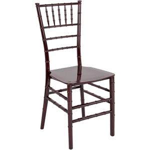 image:imageFlash Furniture 2 Pack HERCULES Series Champagne Resin Stacking Chiavari ChairMahogany