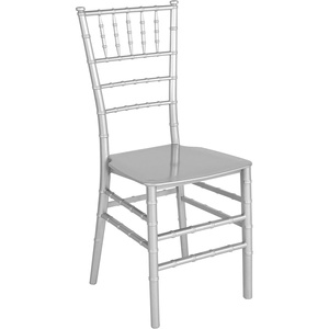 image:imageFlash Furniture 2 Pack HERCULES Series Champagne Resin Stacking Chiavari ChairSilver