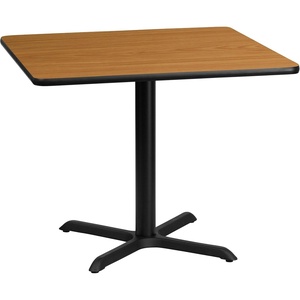 image:imageFlash Furniture 36 Square Natural Laminate Table Top with 30 x 30 Table Height BaseNatural