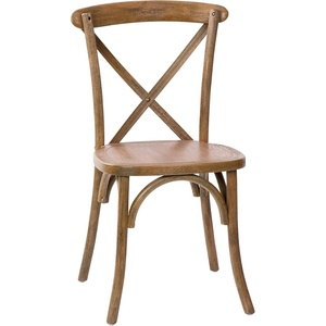 image:imageFlash Furniture Advantage Light Brown XBack ChairDark Natural