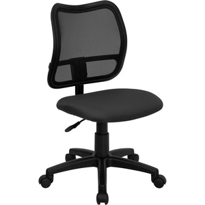 image:imageFlash Furniture Alber MidBack Black Mesh Swivel Task Office ChairGrey