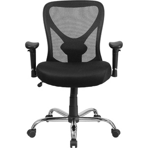 image:imageFlash Furniture Big amp Tall Office Chair  Adjustable Height Mesh Swivel Office Chair with WheelsBlack
