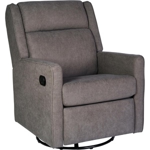 image:imageFlash Furniture Cash Swivel Glider Rocking Recliner Manual Recliner with 360 Degree Swivel for Living Room Bedroom or Nursery Fabric Upholstered Dark GrayDark Gray