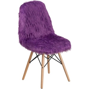 image:imageFlash Furniture Dinings 1 PackSponge Fabric Steel Beechwood Light PinkPurple